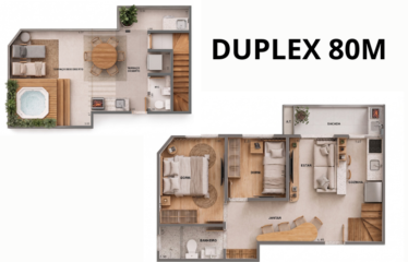 SMART LIVING CAMPESTRE (40M²) 2 DORM (SUÍTE) – 1 VAGA – BAIRRO CAMPESTRE