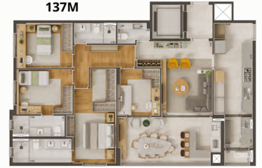OPERA – 137 e 184 M² – 3 E 4 DORM – 3 OU 4 VAGAS – SANTA PAULA