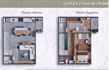 HOME PARK JARDIM DUPLEX (90 e 136m²) – 2 E 3 DORM (SUÍTE) – 2 OU 4 VAGAS – JARDIM