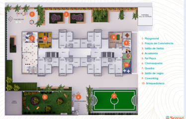 RESIDENCIAL SERRARIA DIADEMA- 39M²- 2 DORM – 1 VAGA – SERRARIA – MINHA CASA MINHA VIDA