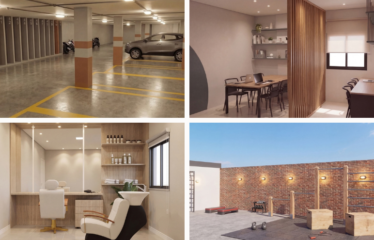 PARK MONUMENTAL – RUA JURUA (46 E 47M²) – 2 DORM- 1 VAGA – VILA ELDIZIA