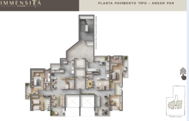 IMMENSITTÀ JARDIM – 117 M² – 3 SUÍTES- 3 VAGAS – BAIRRO JARDIM