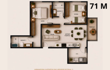 ESSENCE LIVING – 58 E 71m² – 2 DORM (SUÍTE) – 1 VAGA – VILA APIAI